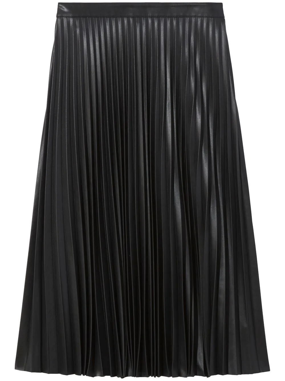 

Плиссированная юбка с завышенной талией Proenza Schouler White Label, черный