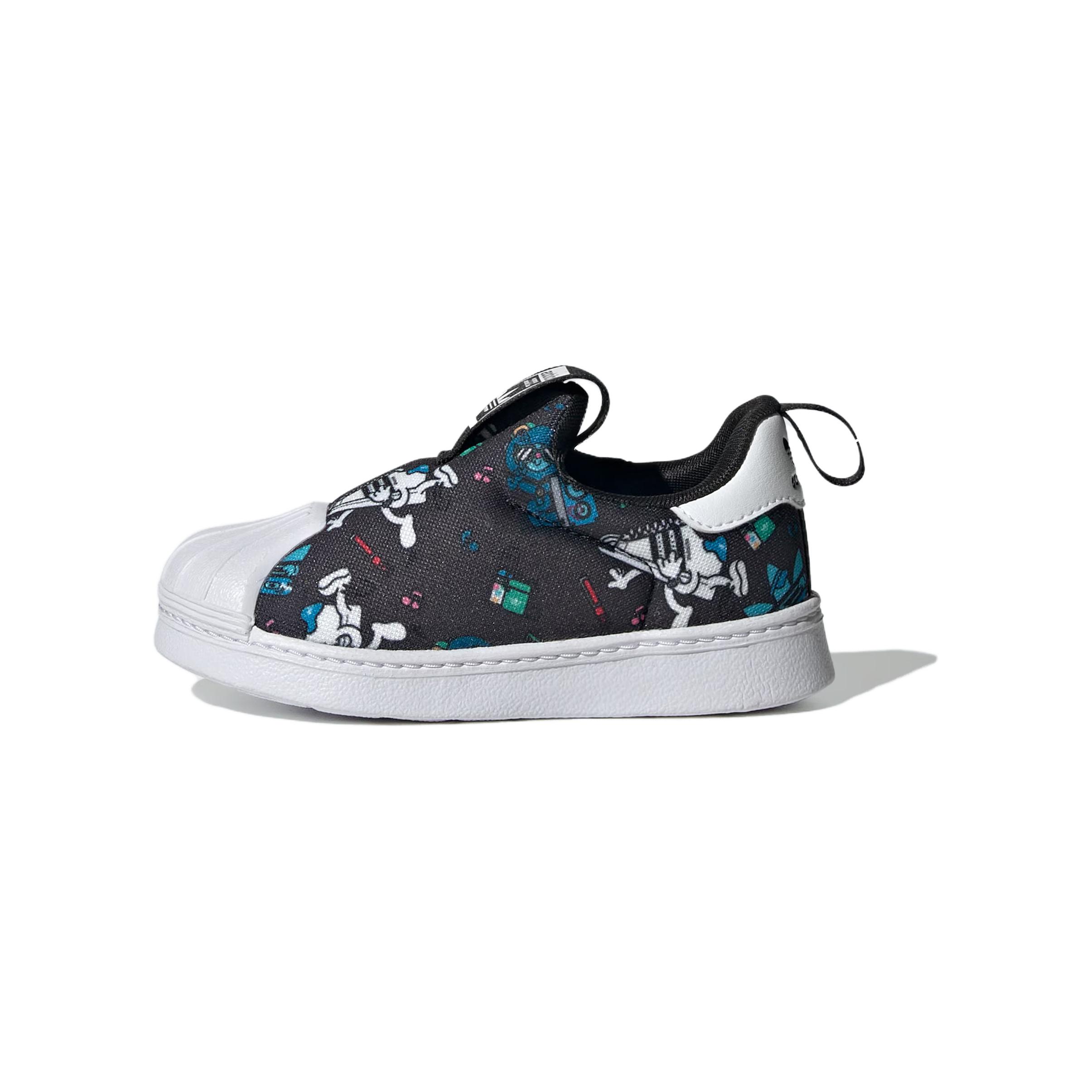 

Кроссовки низкие SUPERSTAR 360 для малышей Adidas Originals, черно-белые