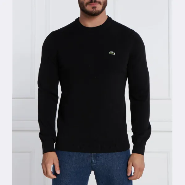 

Свитер обычного кроя Lacoste, черный
