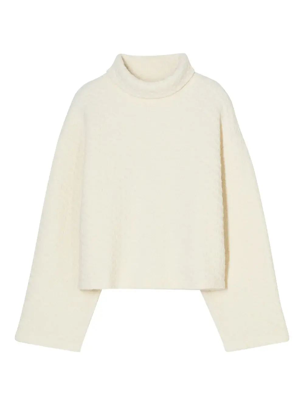 

Фактурная толстовка с высоким воротником Closed, белый