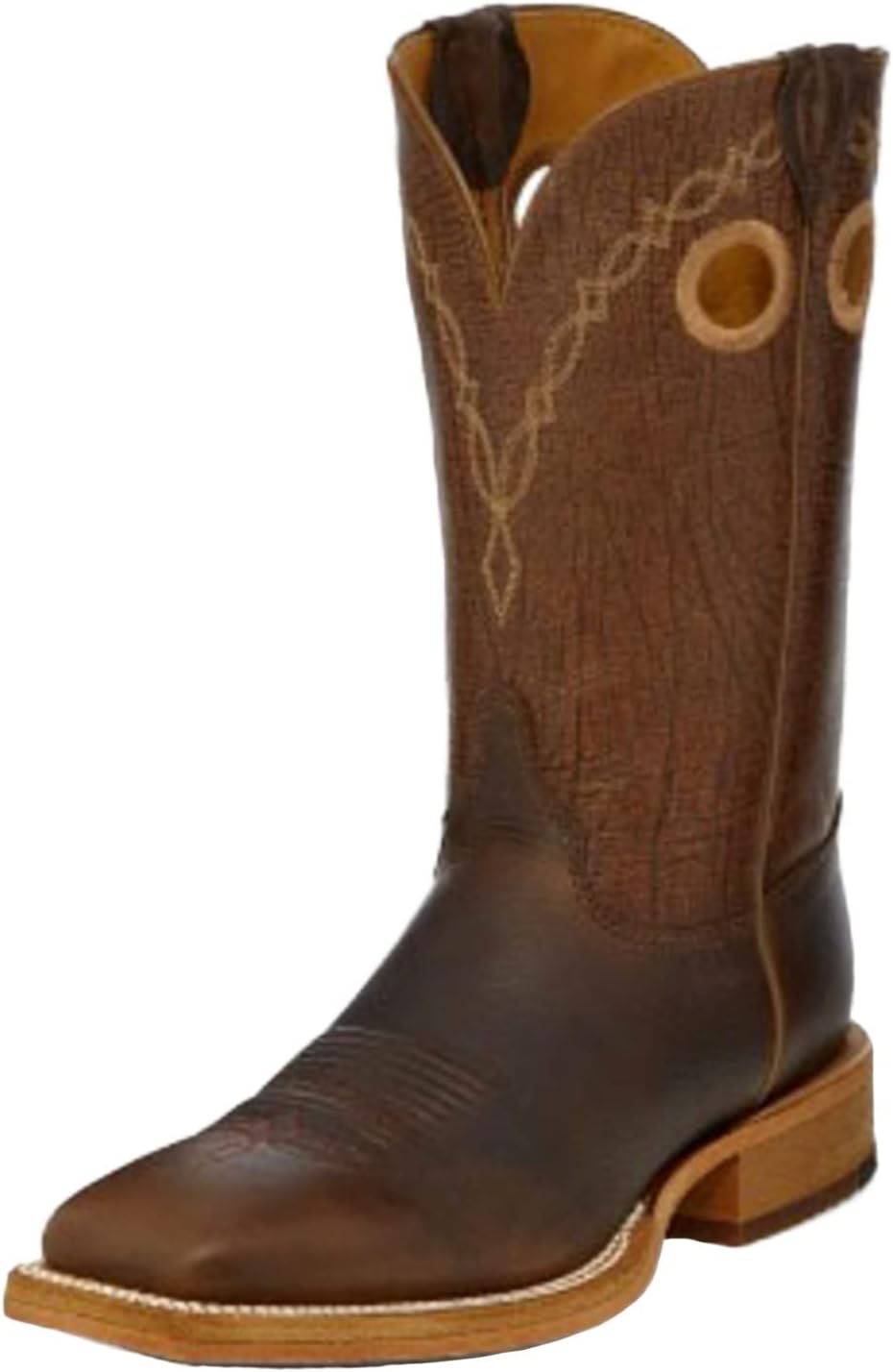 

Мужские вестерн-бутсы Justin Grizzly с широким квадратным носком - Br773, коричневый