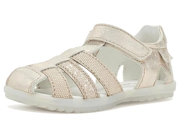Сандалии закрытые с металлическим узором See Naturino, Monet/Suede Fairy Dots/Suede Trilly