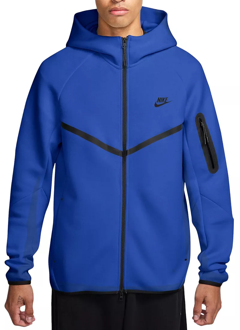 

Мужская худи из технического флиса с молнией во всю длину Nike Windrunner, цвет Game Royal