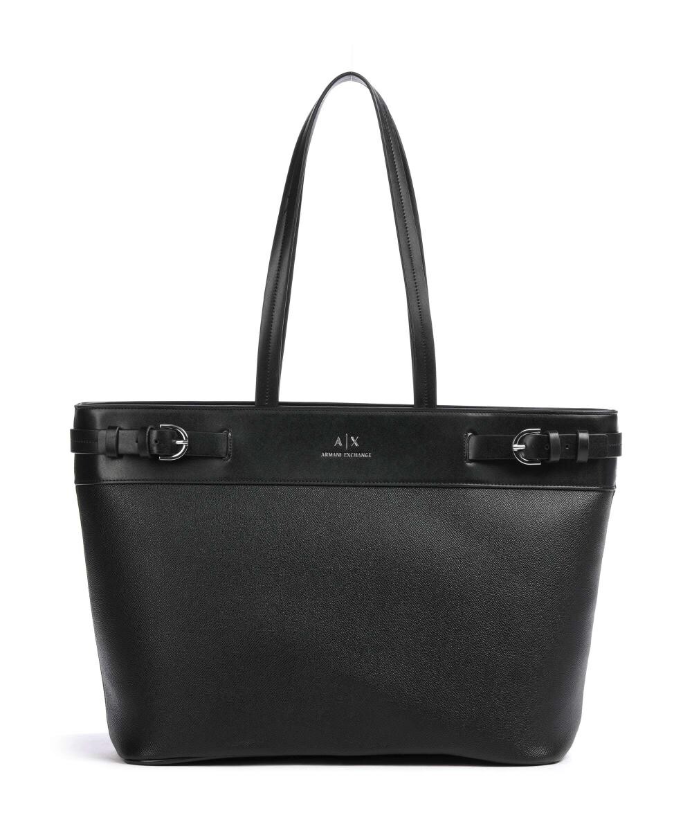 

Шоппер milano 91 из искусственной кожи Armani Exchange, черный