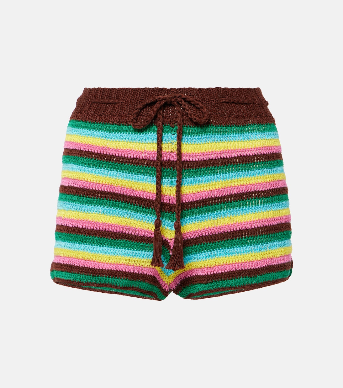 

Полосатые хлопковые шорты крючком Anna Kosturova, Summer Stripe