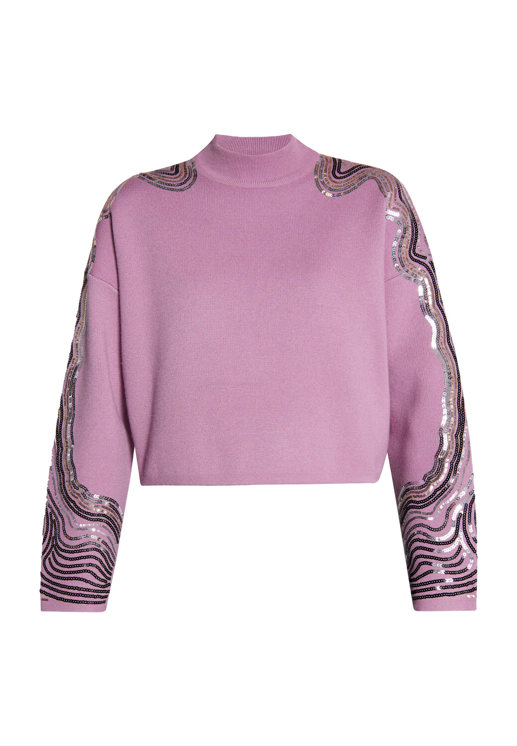 

Свитер faina Strick Mit Pailletten, цвет Mauve