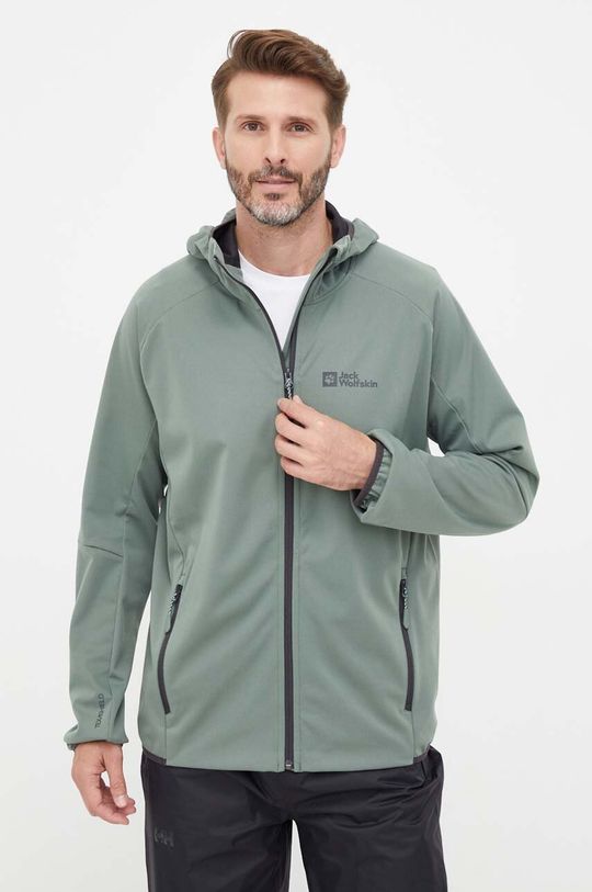 

Толстовка уличная куртка Feldberg Jack Wolfskin, зеленый