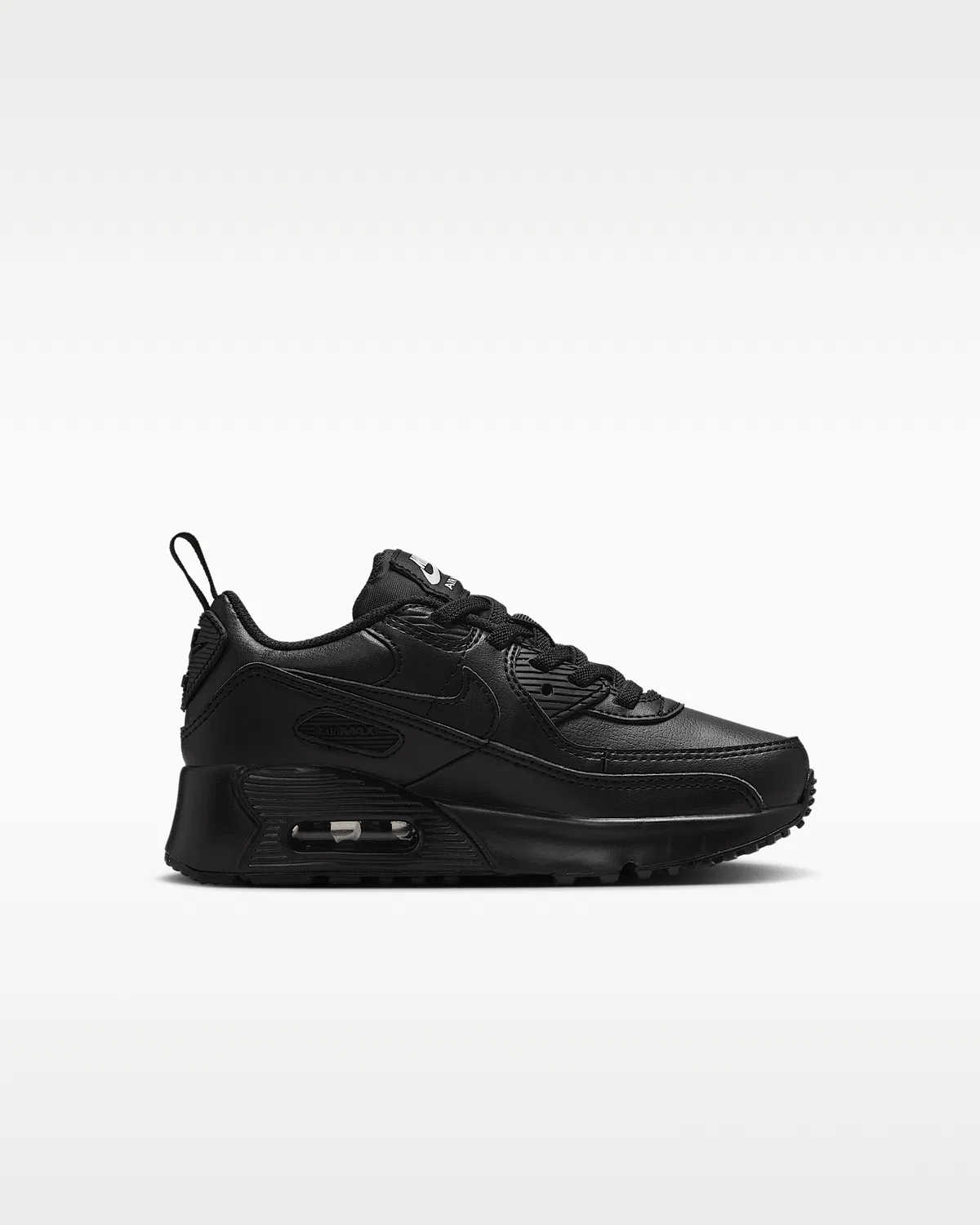 Детские кроссовки Nike Air Max 90 EasyOn, Black/Black/White/Black — фото 3