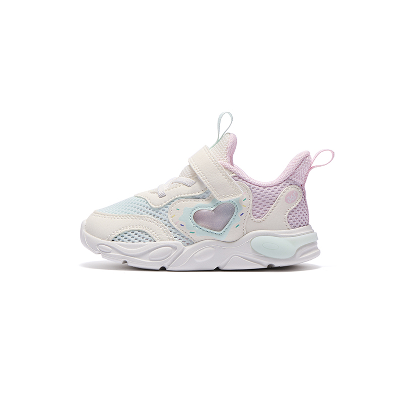 

361°KIDS Скользостойкие амортизирующие устойчивые к истиранию повседневные ботинки Light Transparent Green/Clear Gouache/White Kids'