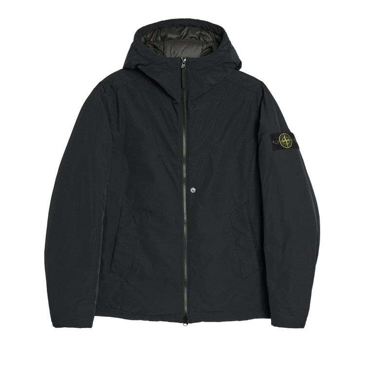

Куртка Stone Island Polyester Micro Twill Padded Hooded Jacket, Black