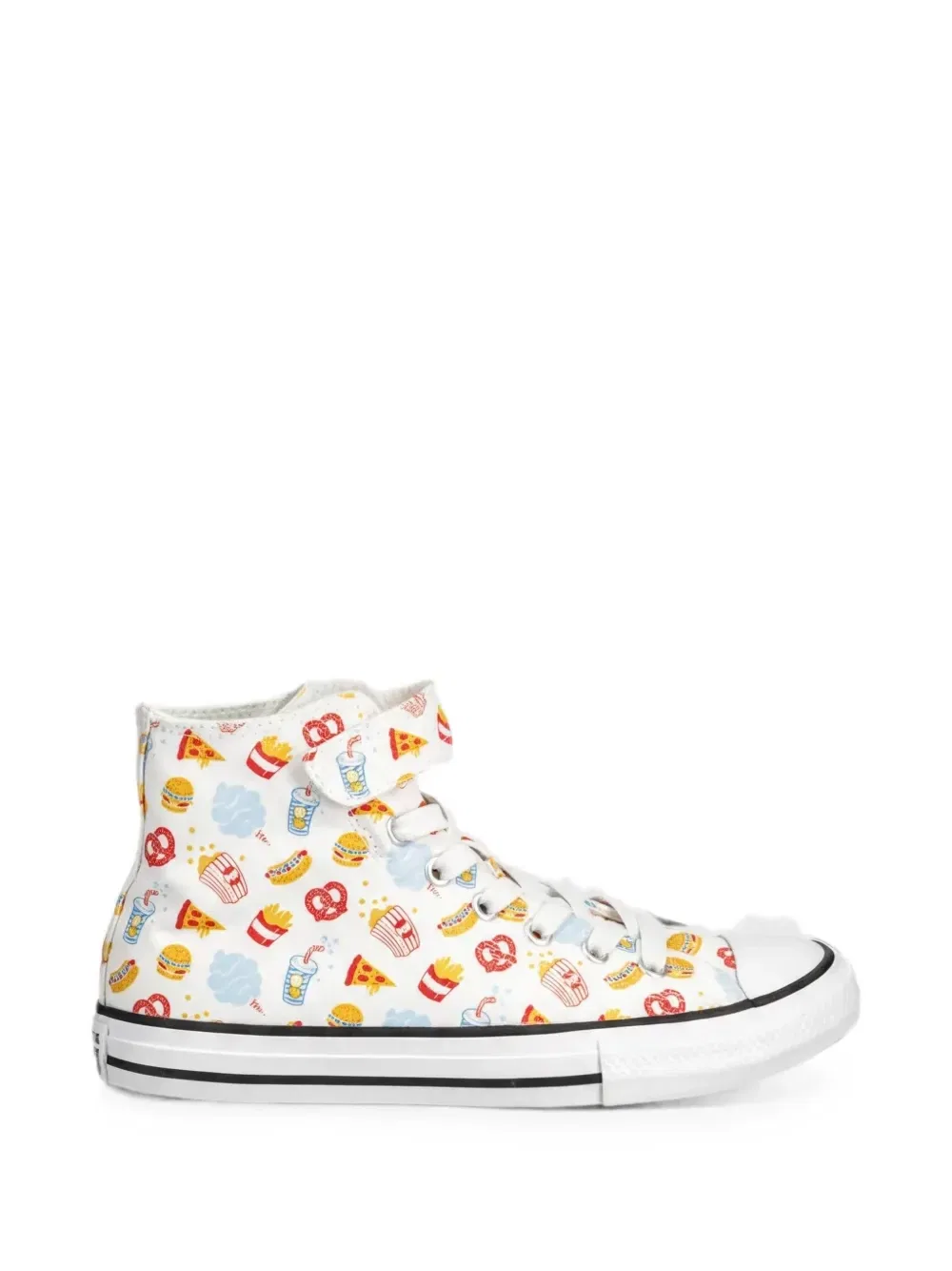 Кеды Chuck Taylor All Star с принтом еды Converse Kids, белый — фото 2