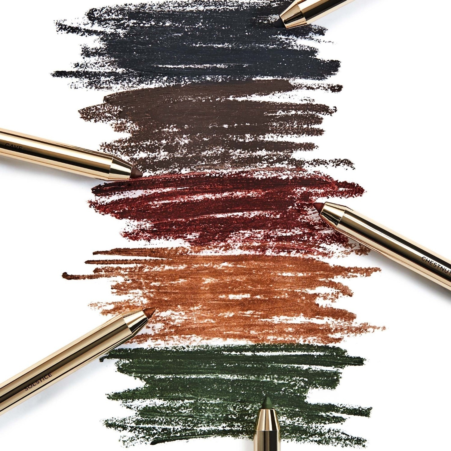 Подводка для глаз voyeur waterproof gel eyeliner Hourglass, chestnut, вес 0.32 гр. — фото 4