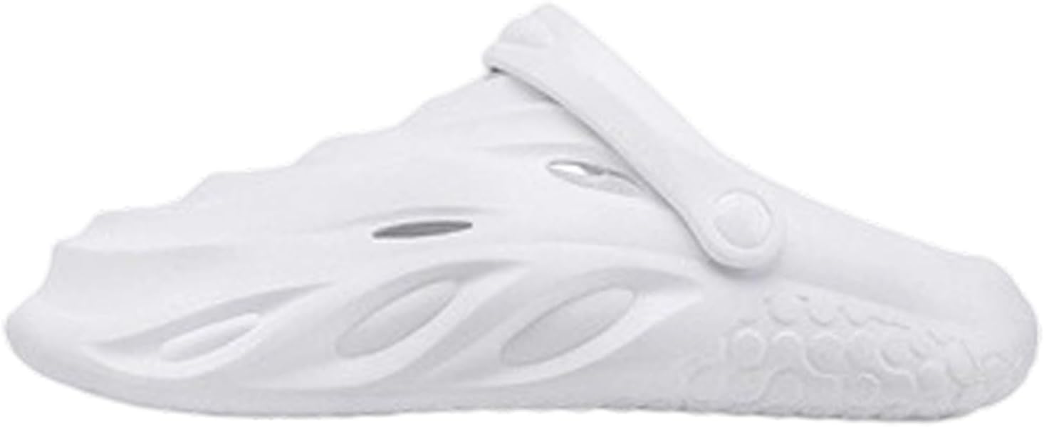 

Мужские тапочки Extra Wide с дышащей мягкой подошвой, для дома и улицы, с удобной поддержкой свода стопы, противоскользящие, для пляжа Generic, белый