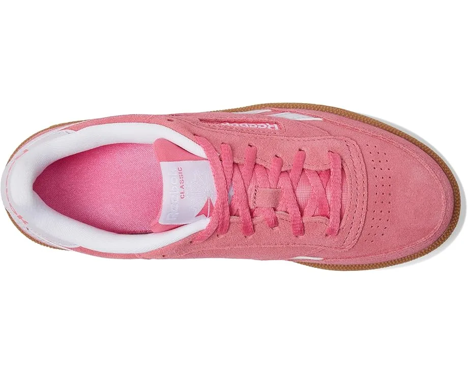 Кроссовки Reebok Kids Club C Revenge (Big Kid), True Pink/Digital Gleam/Gum — фото 2