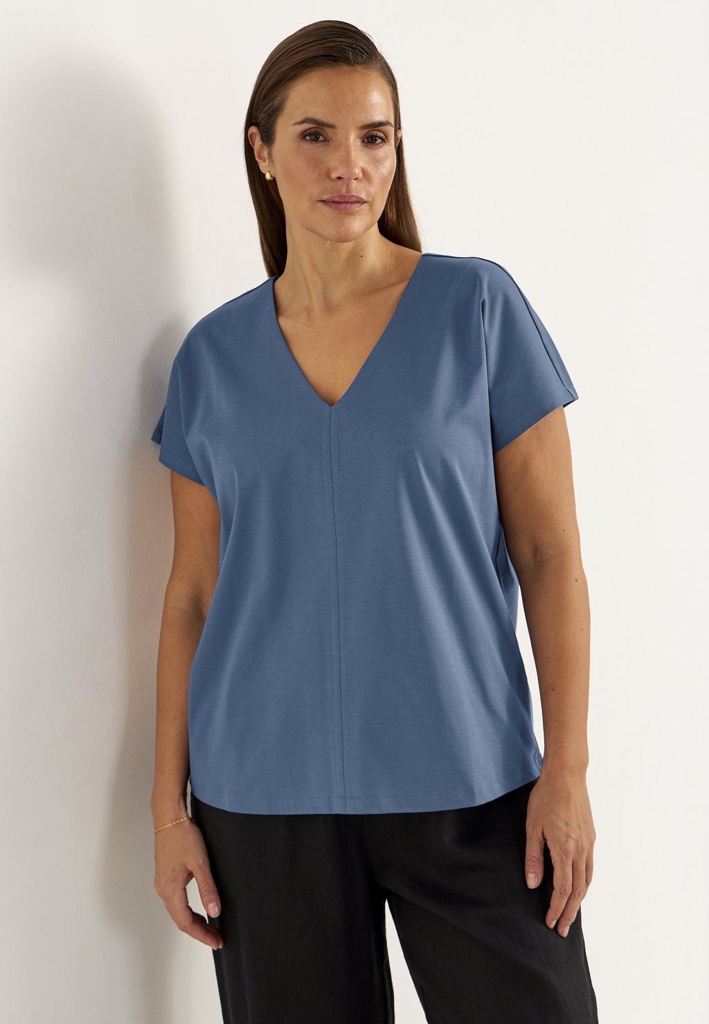 

Базовая футболка STRETCHY PREMIUM JERSEY TOP Cellbes of Sweden, цвет Blue Denim
