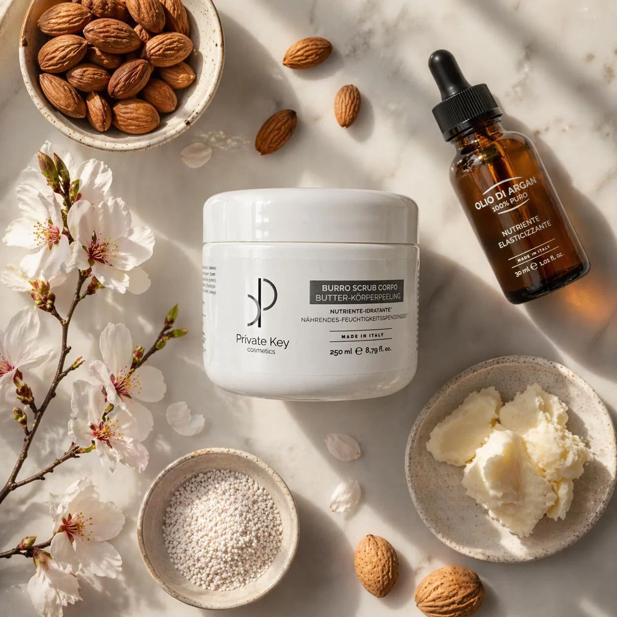 Отшелушивающий скраб-баттер для тела с минеральными частицами Private Key Cosmetics — фото 3