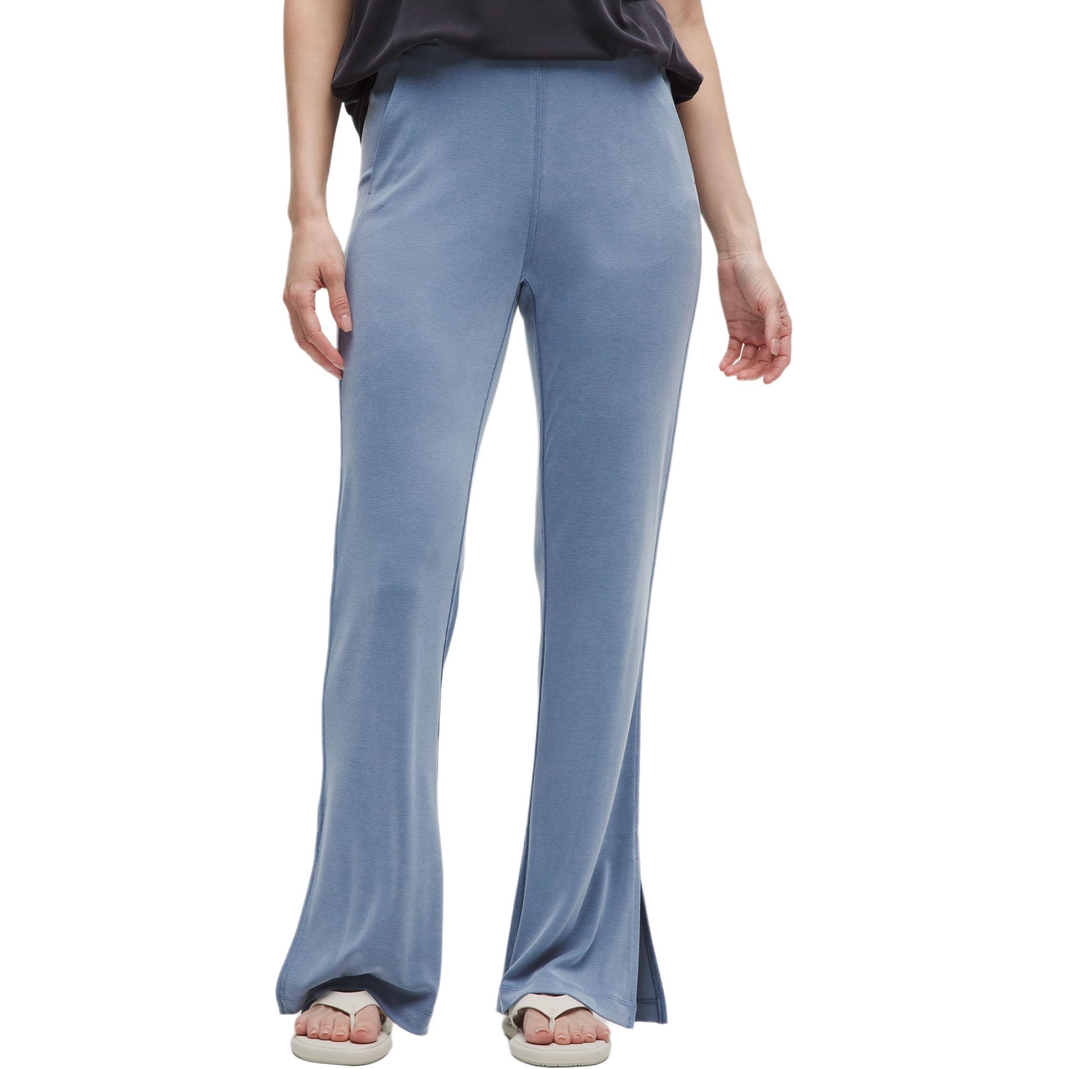 

Мягкие стрейчевые повседневные брюки для женщин Lululemon, синий