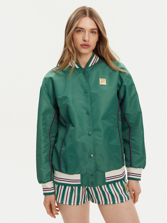 

Куртка-Бомбер оверсайз Leme FAW0999 Fila, зеленый