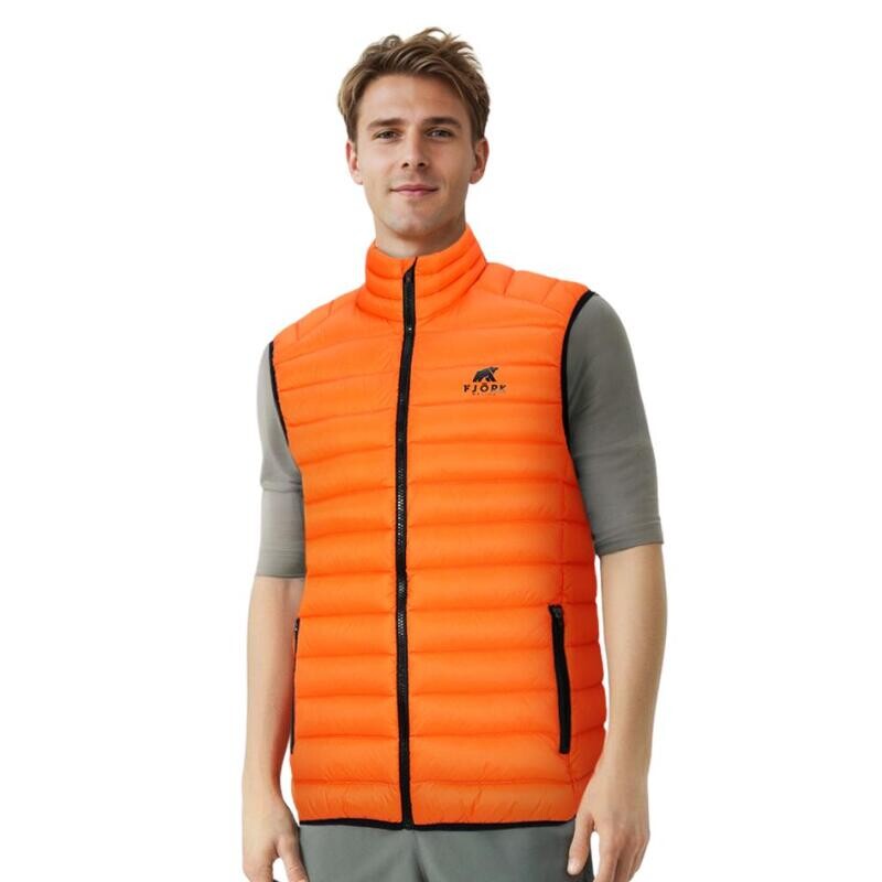 

Мужской горный жилет Fjork Merino, оранжевый