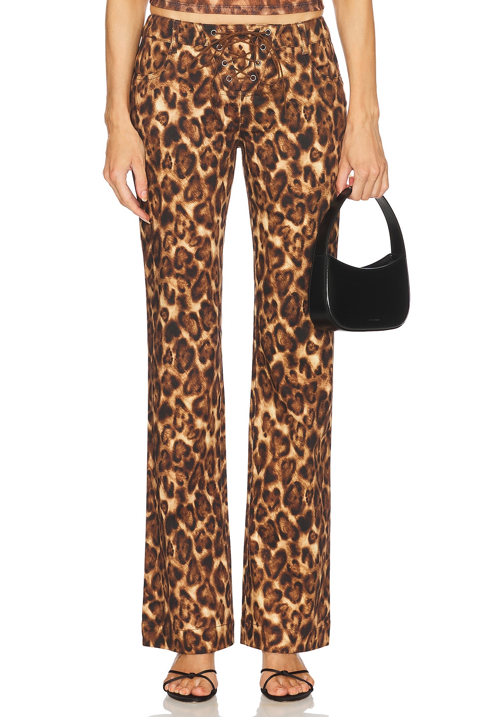 

Брюки с низкой талией Zahara Loba, leopard