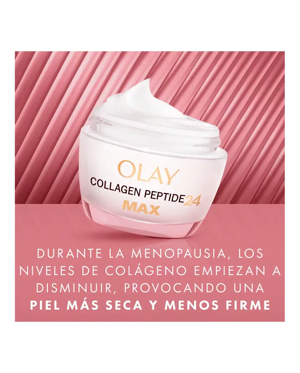 Крем для лица Olay — Дневной с пептидом коллагена Увлажняет Collagen Peptide MAX, 50 мл — фото 3