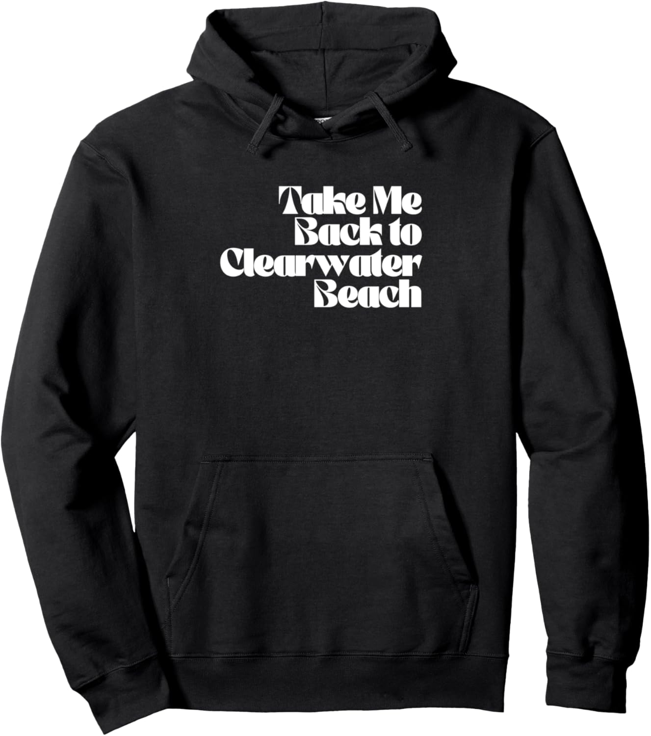 

Худи Take Me Back Clearwater Beach Spring Break Honeymoon Honeymoon Vacation Souvenirs From Clearwater Beach, черный