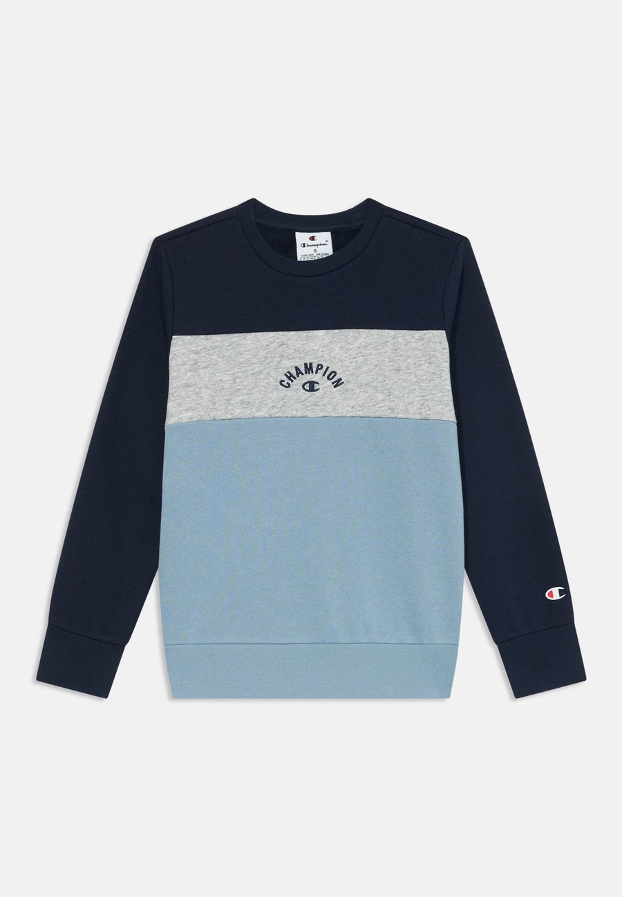

Толстовка Champion ICONS COLORBLOCK CREWNECK SWEATSHIRT UNISEX, Dark Blue