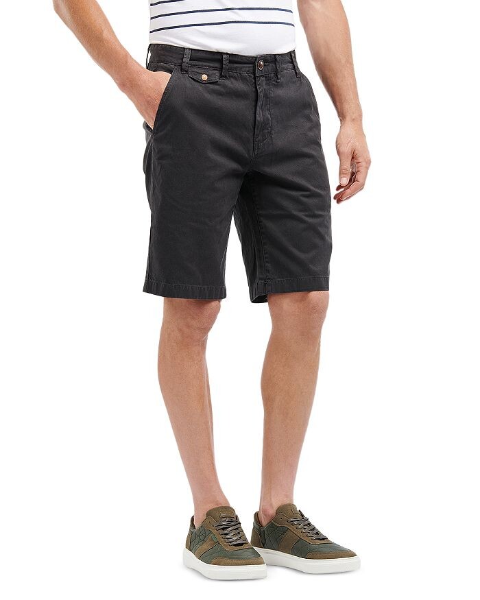 

Твиловые шорты прямого кроя Barbour Neuston 10,6 дюйма, синий