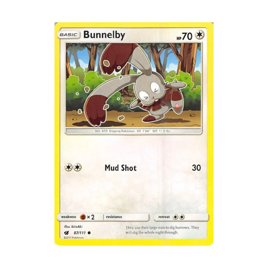 

CCG Баннелби (К) #87, Pokemon - Sun & Moon - Crimson Invasion - Singles