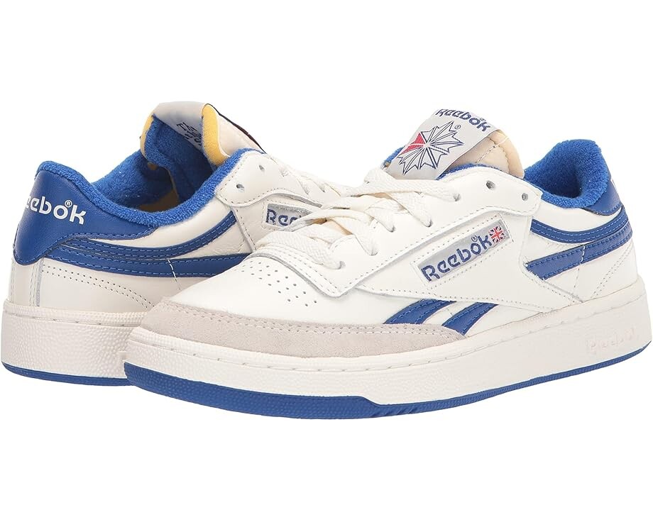 

Кроссовки Reebok Club C Revenge Vintage, цвет Chalk/Collegiate Royal/Excellent Red
