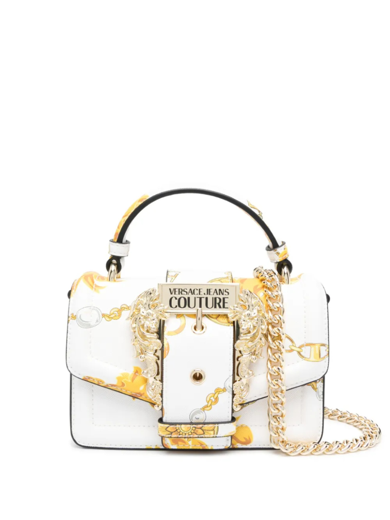 

Versace Jeans Couture сумка-тоут с принтом Barocco, белый