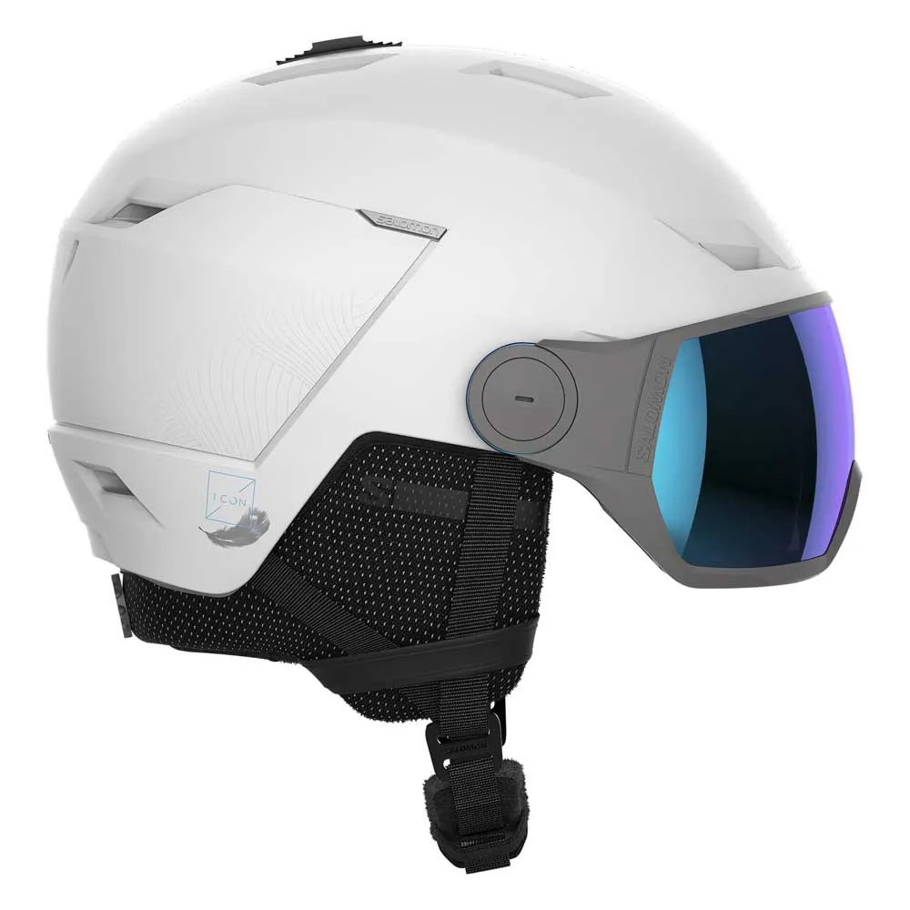 

Шлем Salomon Icon LT woman visor, белый
