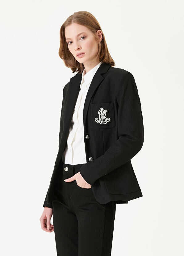 Пиджак с логотипом Lauren Ralph Lauren, черный