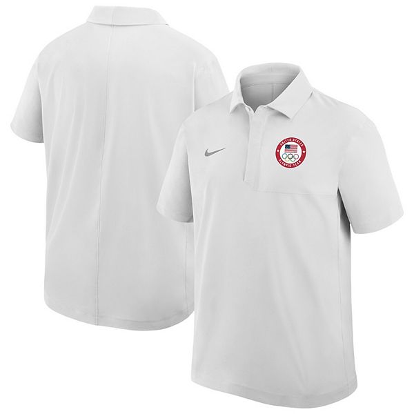 

Мужская белая поло team usa woven Nike
