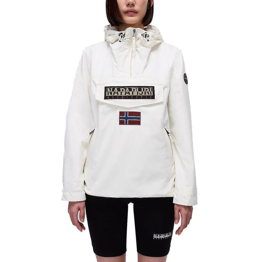 

Куртка Napapijri модель Rainforest цвет белый