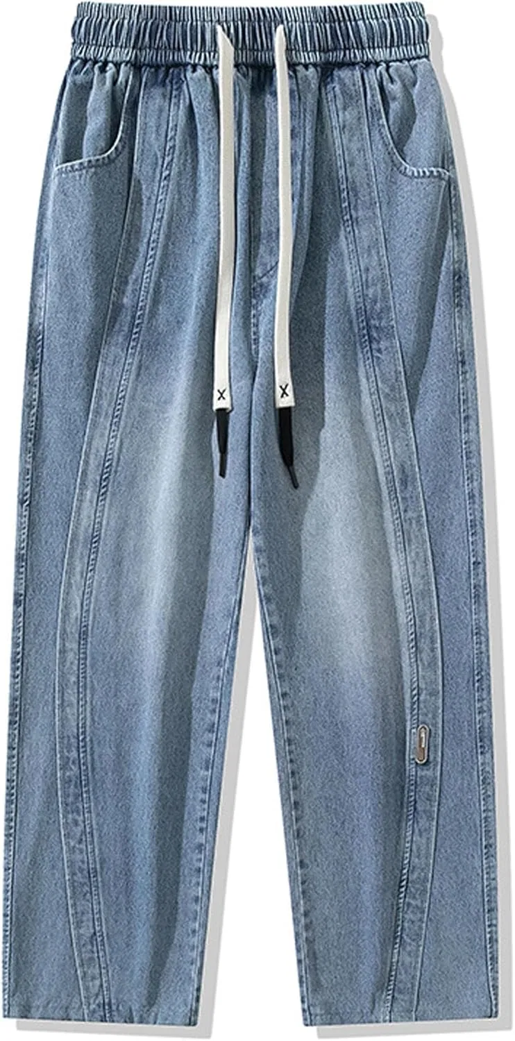 Джинсы свободные Men's Hip Hop Jean, синий — фото 4