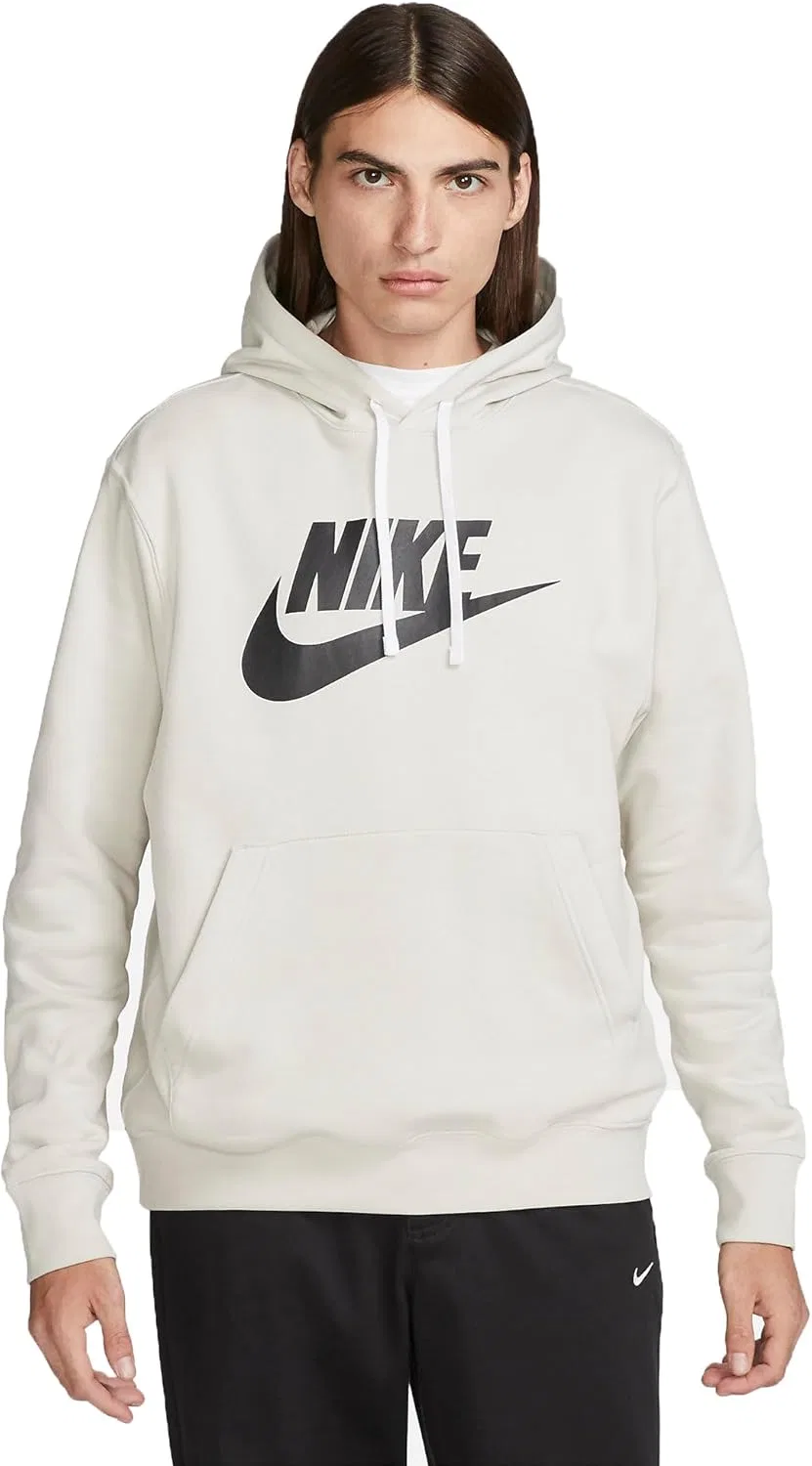 Мужская толстовка с капюшоном и графическим принтом Nike Sportswear Club Fleece