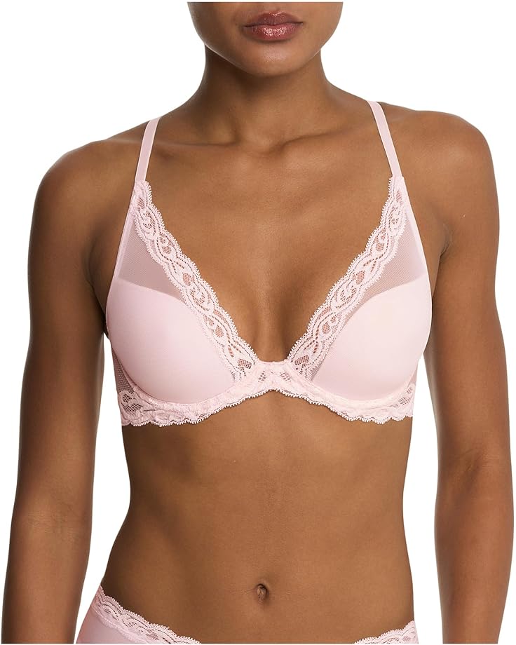 

Женское нижнее белье Natori Feathers Contour Plunge, Pink Sky