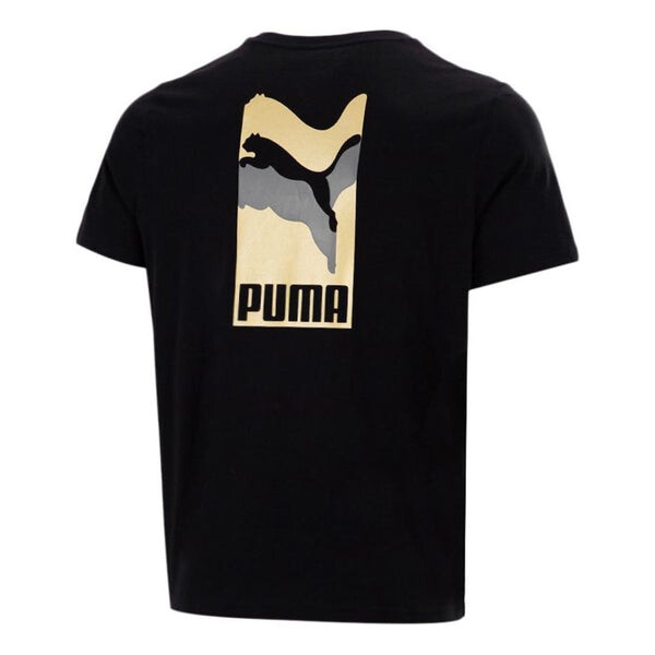 

Футболка alphabet printing casual sports short sleeve black Puma, черный