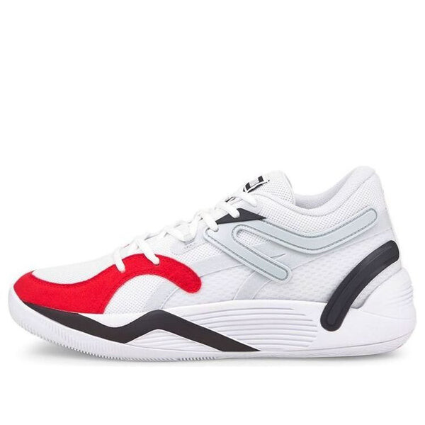 

Кроссовки trc blaze court 'white red black' Puma, белый