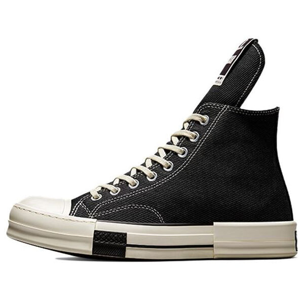 

Кроссовки rick owens x drkshdw drkstar chuck 70 high 'black' Converse, черный