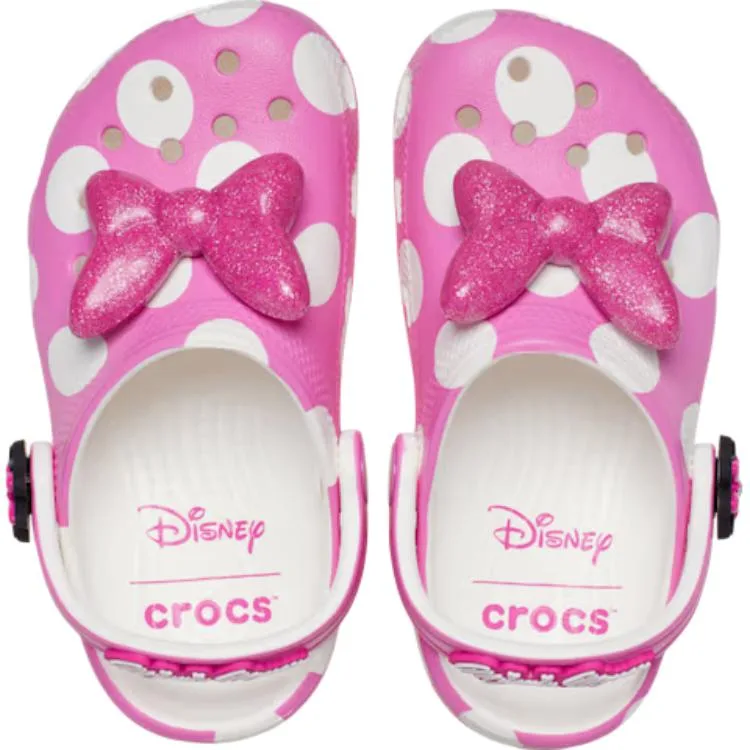 Crocs Детские клооги Disney x Classic Clog для детей 3-7 лет Pink — фото 4