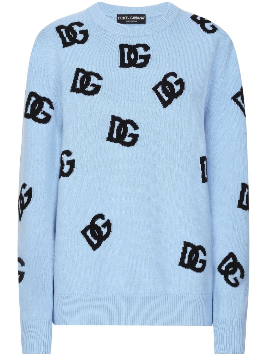 

Dolce & Gabbana джемпер с вышитым логотипом, синий
