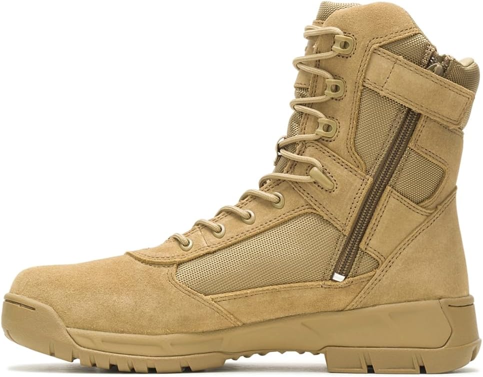 Мужские тактические спортивные ботинки Bates Men's Tactical Sport 2 Tall с молнией, военные и тактические, Coyote Brown — фото 3