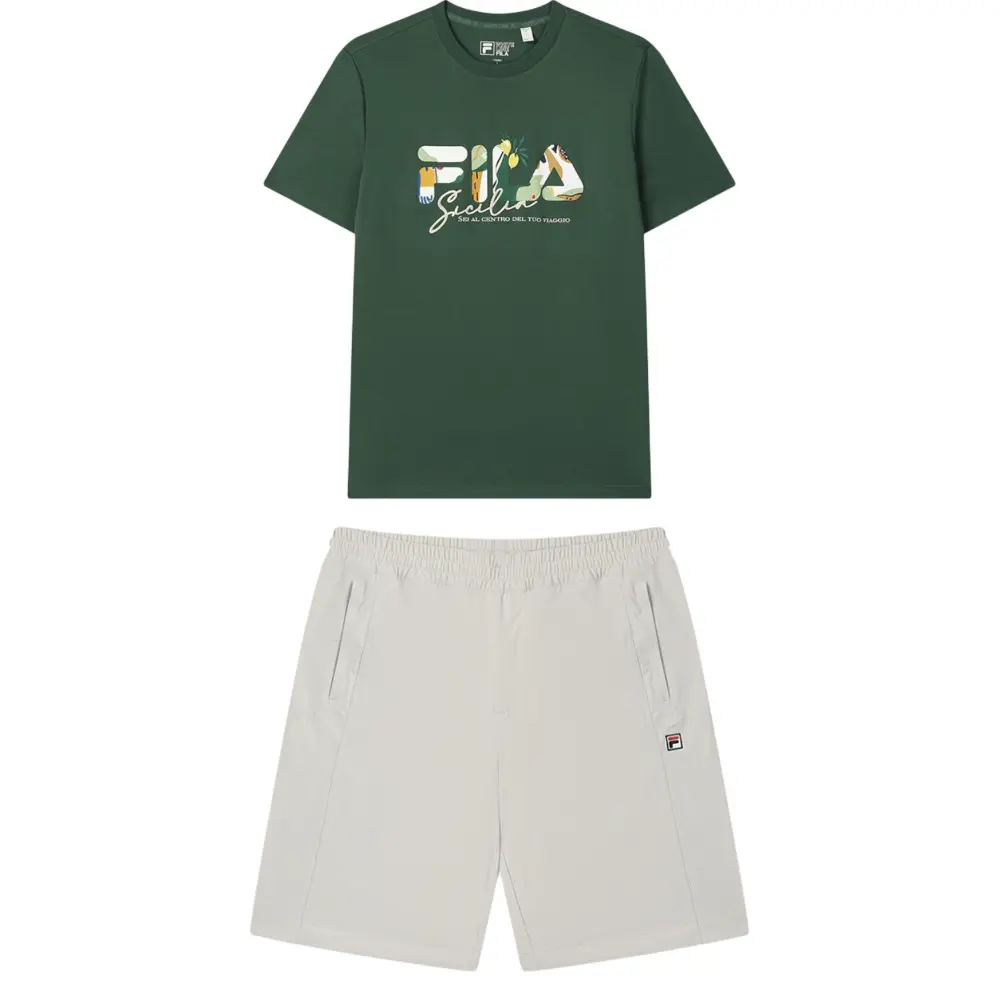 

Повседневная спортивная одежда для мужчин FILA, изумруд