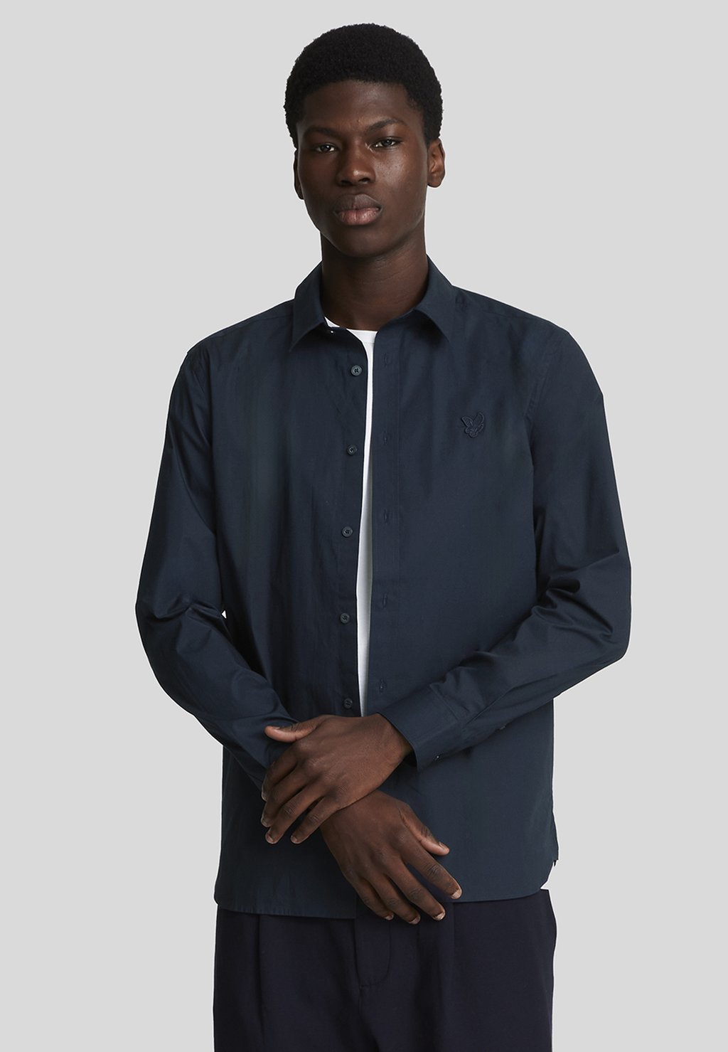 

Рубашка Lyle & Scott, темно-синий