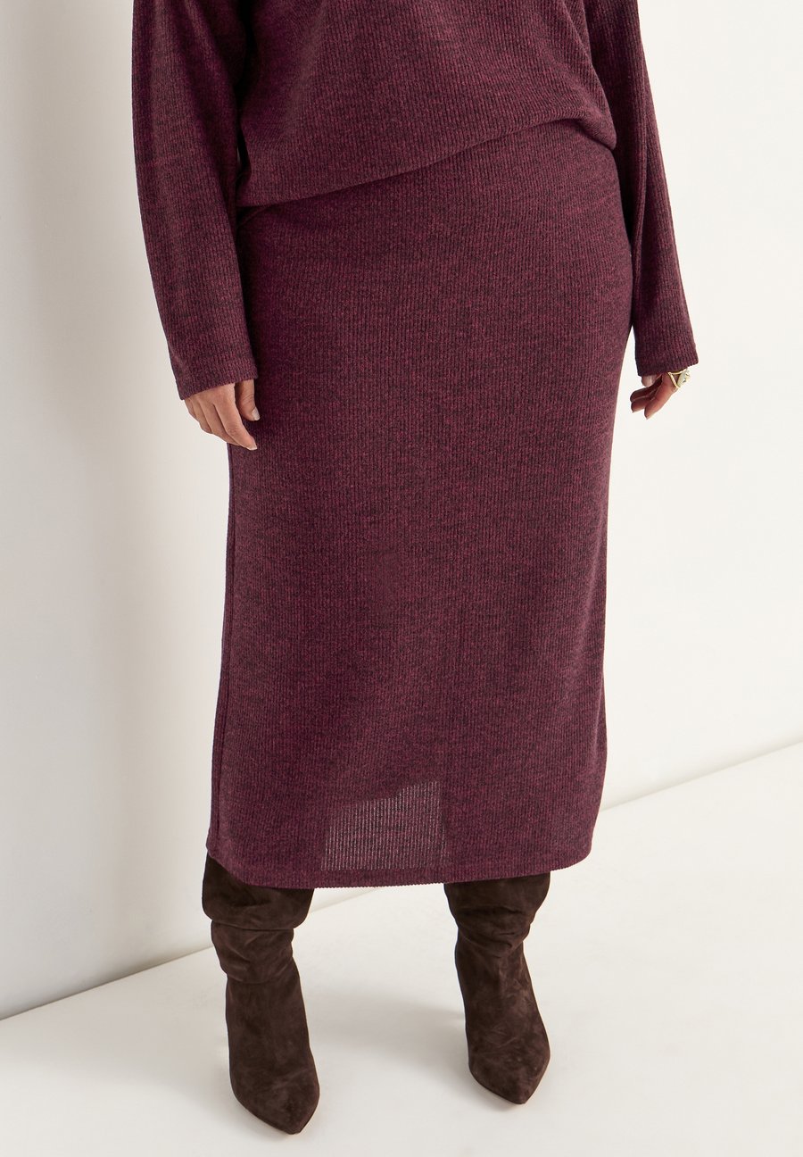 

Юбка Cellbes of Sweden SUPER SOFT WITH SLIT, Wine Red Melange/Bordeaux