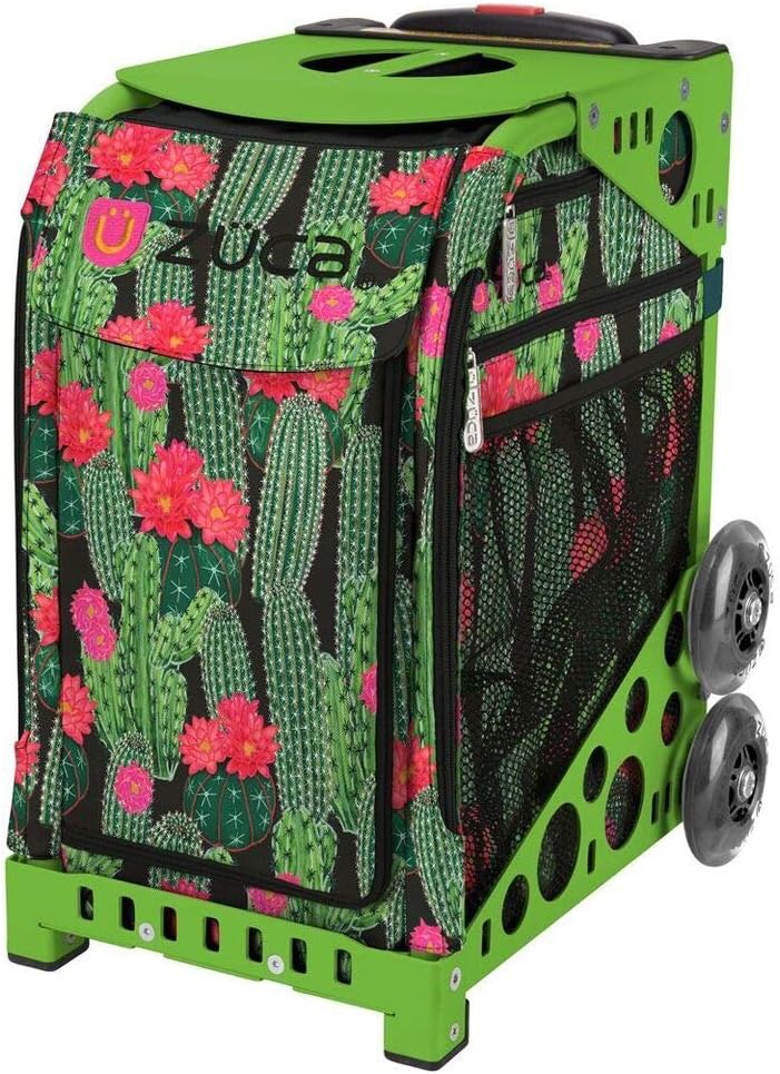 

Спортивная сумка ZUCA Desert Blossoms с зеленой рамой и мигающими колесами, Зеленый, Спортивная сумка ZUCA Desert Blossoms с зеленой рамой и мигающими колесами