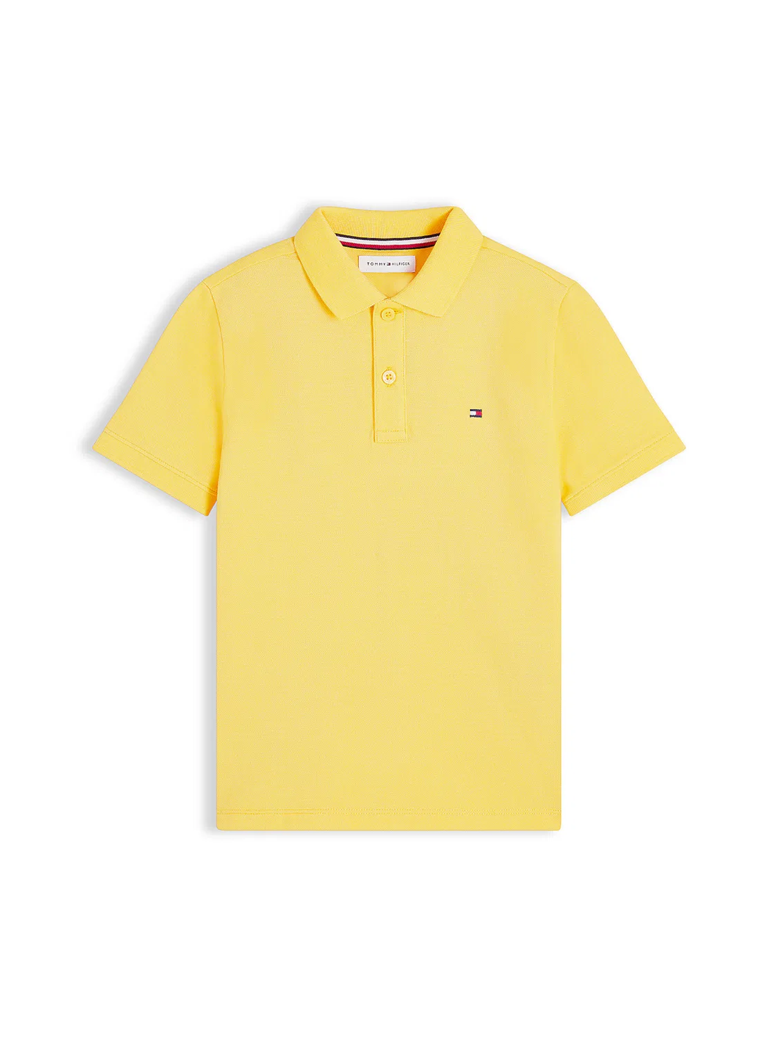 Рубашка Tommy Hilfiger Essential светло-желтого цвета