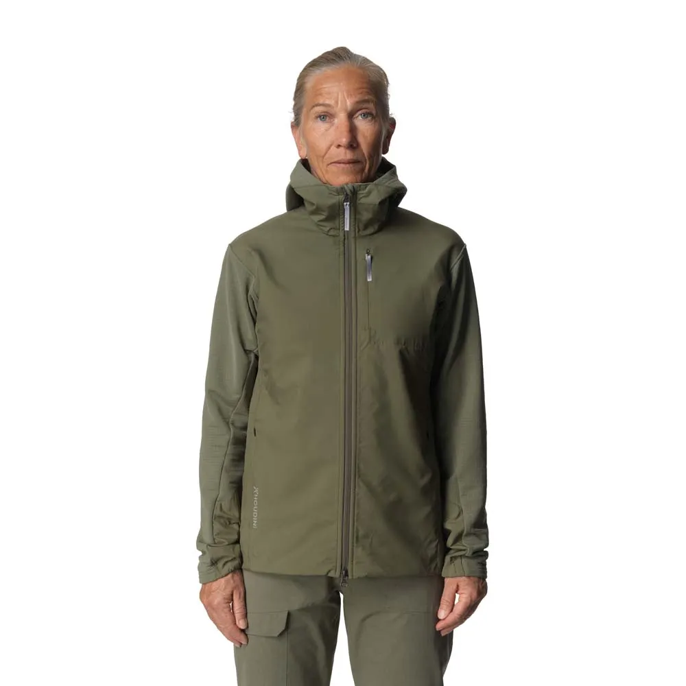 

Толстовка Houdini Moonwalk full zip, зеленый